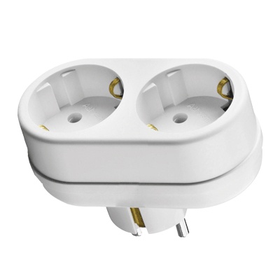 Двойник R-2G двухместная с заземлением 16А белый 4270 IN HOME купить за 0 руб. в Новосибирске