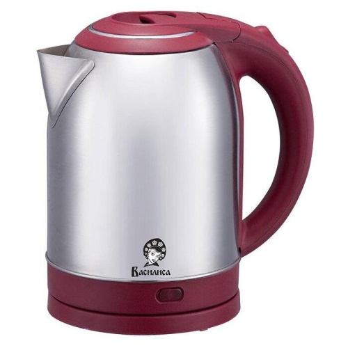 Чайник эл. ВАСИЛИСА Т33-2000 нержавейка, красный, 1500Вт, 2,0л купить за 1 463 руб. в Новосибирске
