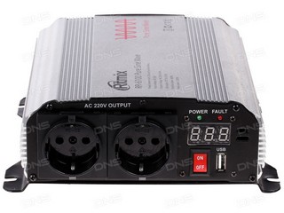 Инвертор Ritmix RPI-6100С [600 Вт, ЧИСТАЯ СИНУСОИДА, USB x1, розетка x2] купить за 0 руб. в Новосибирске