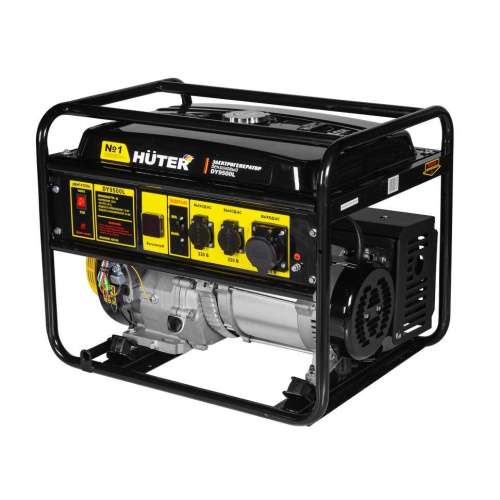 Генератор бензиновый Huter DY9500L, 64/1/39 купить за 52 590 руб. в Новосибирске