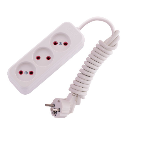 720-0302-303 LILA Удлинитель б/з 3 вх. 2 м. (2200Вт) купить за 441 руб. в Новосибирске