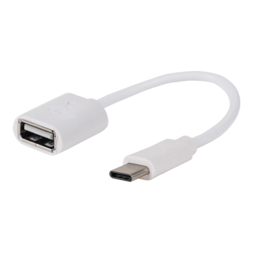 USB кабель OTG Type C на USB шнур 0. 15 м белый купить за 448 руб. в Новосибирске