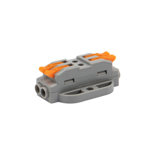 Клемма соединительная многоразовая проходная 2 полюса, с монтажной площадкой (0,08-4 мм²), (50 шт./уп.) REXANT купить за 51 руб. в Новосибирске