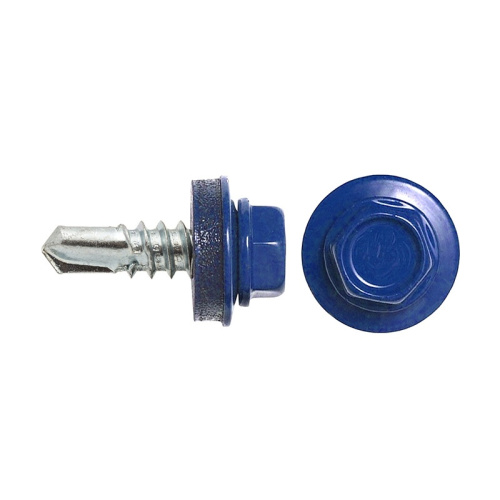 Саморез кровельный RAL-5002 ZP 4,8х51 (250 шт), тов-213509 (ультрамариново-синий) купить за 6 руб. в Новосибирске