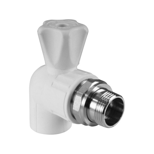 Кран полипропилен Valfex для радиаторов 20х1/2" НР угловой, тов-113462 купить за 501 руб. в Новосибирске