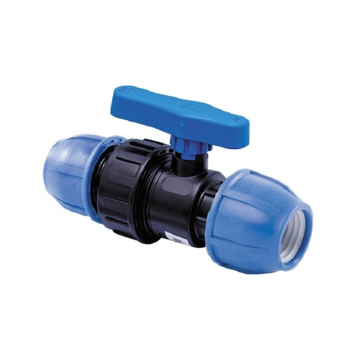 Кран шаровый Spektr компрессионный PN16 d=20 мм, тов-169306 купить за 189 руб. в Новосибирске