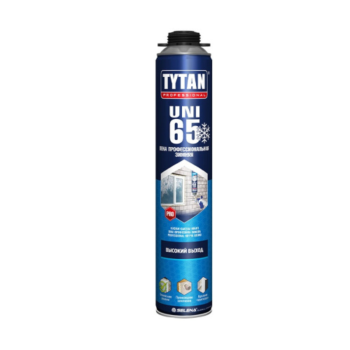 Пена профессиональная Tytan 65 UNI зимняя (750 мл), тов-203242 купить за 940 руб. в Новосибирске