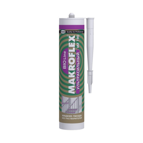 Клей ультрасильный Makroflex Bio Line MF190, прозрачный, жидкие гвозди (0,28 кг), тов-155503 купить за 0 руб. в Новосибирске