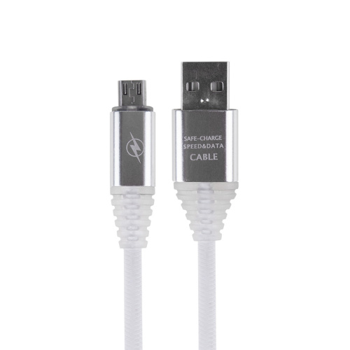 USB кабель micro USB, белый SOFT TOUCH 1 метр REXANT купить за 0 руб. в Новосибирске