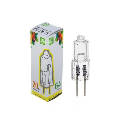 Лампа галогенная JC 20Вт 12В G4 290Лм ASD купить за 0 руб. в Новосибирске