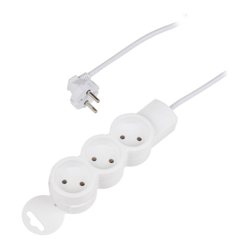 Удлинитель  ФАZА  FX-03- 150   (3 роз. - 1,5м), 6А, Макс. нагрузка 2300 Вт купить за 283 руб. в Новосибирске