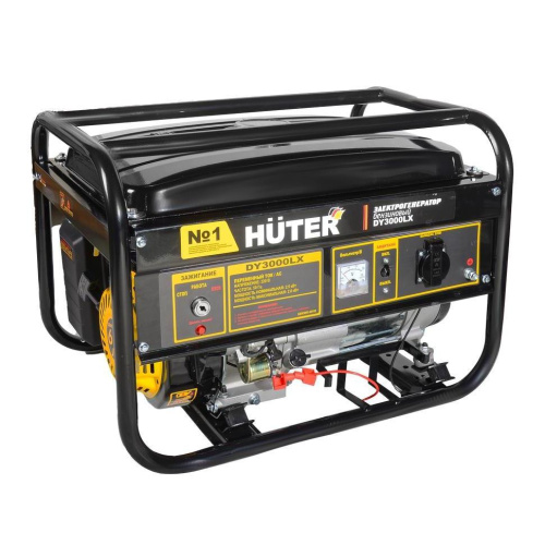 Электрогенератор Huter DY3000LX, электростартер, 2800Вт, 64/1/10 купить за 25 290 руб. в Новосибирске