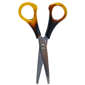 ГЖА138 Ножницы 137мм SPONSOR, пластиковые ручки цв. янтарь, европодвес, арт. SSC137 купить за 0 руб. в Новосибирске
