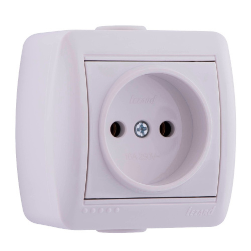 710-0200-121 NATA Розетка б/з керамика белый купить за 324 руб. в Новосибирске