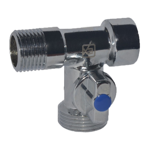 Кран шаровый трехпроходной Klip 5005, 1/2"х3/4"х1/2" Н/Н/В, бабочка, тов-215889 купить за 0 руб. в Новосибирске