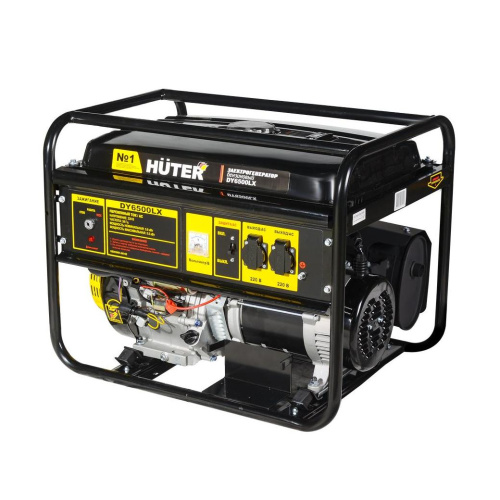 Электрогенератор Huter DY6500LX, электростартер, 64/1/7 купить за 47&nbsp;384 руб. в Новосибирске