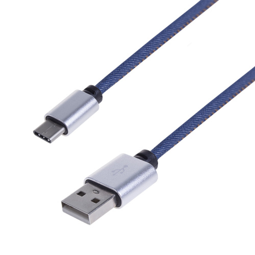 Шнур USB 3.1 type C (male)-USB 2.0 (male) в джинсовой оплетке 1 м REXANT купить за 0 руб. в Новосибирске