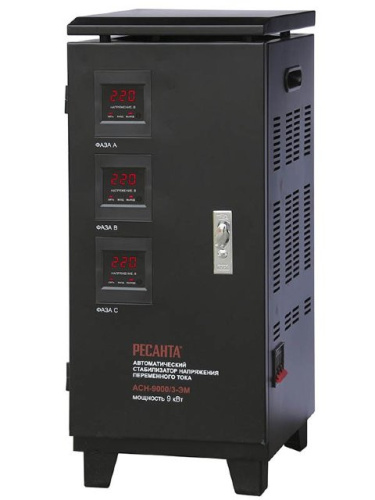 Стабилизатор трехфазный АСН-9000/3 Ресанта, 63/4/4 купить за 59 090 руб. в Новосибирске