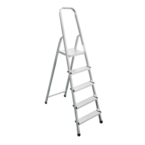 Стремянка алюминиевая СА 1х5 БИБЕР 98005, тов-071389 купить за 4&nbsp;768 руб. в Новосибирске