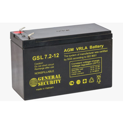 Аккумулятор GSL  12v 7,2 ah купить за 1 899 руб. в Новосибирске