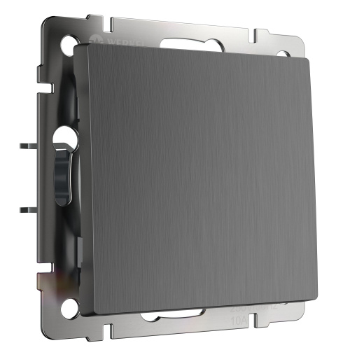 Выключатель 1-клавишный (графит рифленый) / WL04-SW-1G / W1110004 купить за 565 руб. в Новосибирске