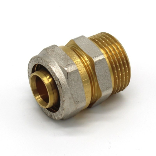 Соединитель 16х1/2" НР для м/п труб, тов-020173 купить за 272 руб. в Новосибирске