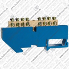 Шина "N" нулевая с изолятором на DIN-рейку 6x9мм стойка бол. 8 групп TDM (SQ0801-0027) купить за 134 руб. в Новосибирске