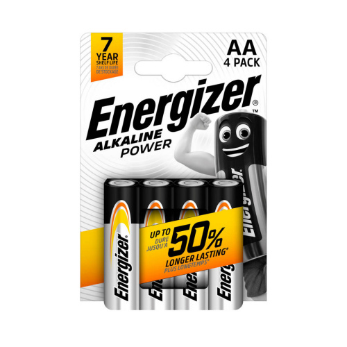Батарейка LR6  Energizer Alkaline power  BL-4 купить за 82 руб. в Новосибирске