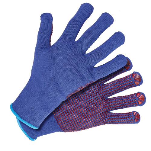 Перчатки ULTIMA 725 из смесовой пряжи (полиэстер/стекловолокно)(3) с покрытием ПВХ точка (упак. 12 пар) (9/L) купить за 117 руб. в Новосибирске