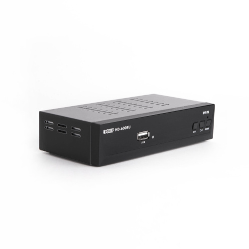 Ресивер эфирный (приставка ТВ) DVB-T2 HD HD-600RU металл, дисплей, чипсет Ali3821P, Эфир купить за 0 руб. в Новосибирске