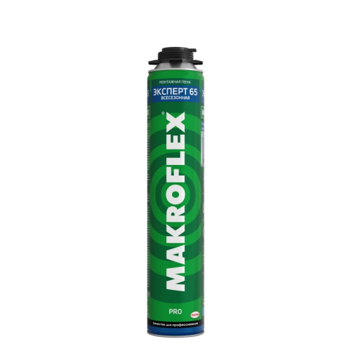 МАКРОФЛЕКС EXPERT 65 ПРО пена монтажная (0,85л) всесезонная 2598440, тов-204832 купить за 0 руб. в Новосибирске