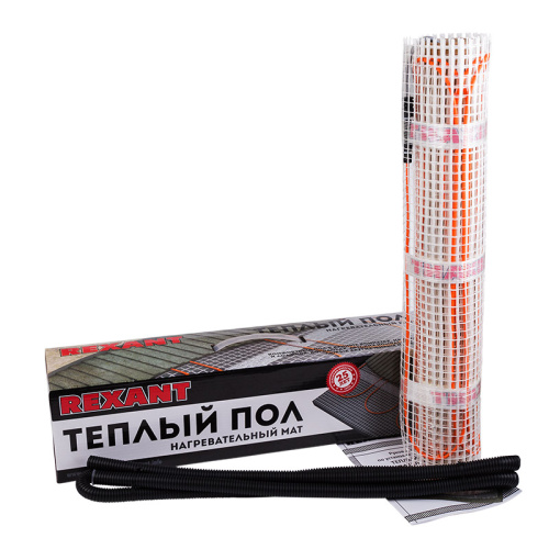 Теплый пол 3,6 мм REXANT Extra, площадь 3,0 м2 (0,5 х 6,0 метров), 480Вт, (нагревательный мат) купить за 0 руб. в Новосибирске