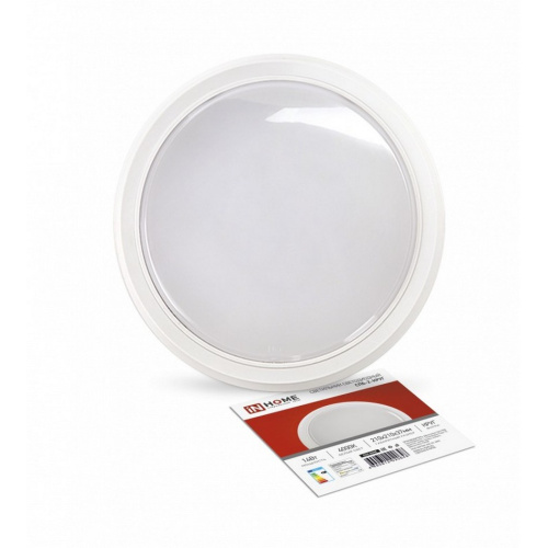 Светильник светодиодный СПБ-2-КРУГ 14Вт 230В 4000К 1100лм 210мм белый IN HOME купить за 931 руб. в Новосибирске