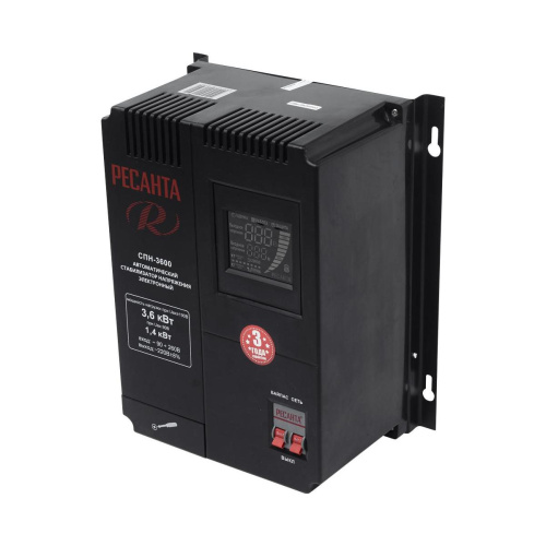 Стабилизатор СПН-3600 Ресанта, 90-260В, 63/6/25 купить за 10 890 руб. в Новосибирске