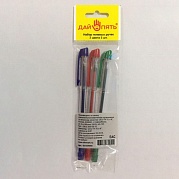 Набор гел. ручек  3 цв. ДАЙ ПЯТЬ,  корп. прозрачный, а/нас, арт. GA108902C-3, ГЛЛ300 купить за 0 руб. в Новосибирске