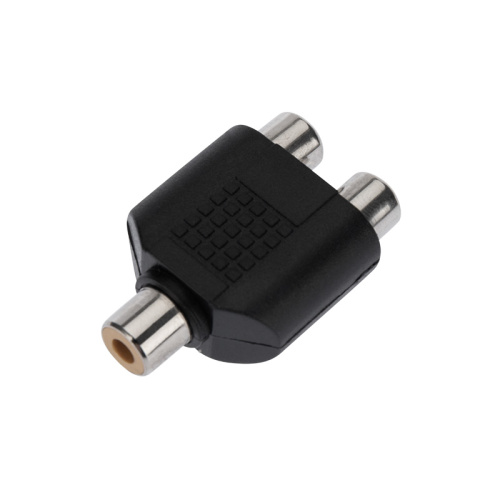 ПЕРЕХОДНИК  1x гнездо RCA  <-->  2x гнездо RCA  REXANT купить за 24 руб. в Новосибирске
