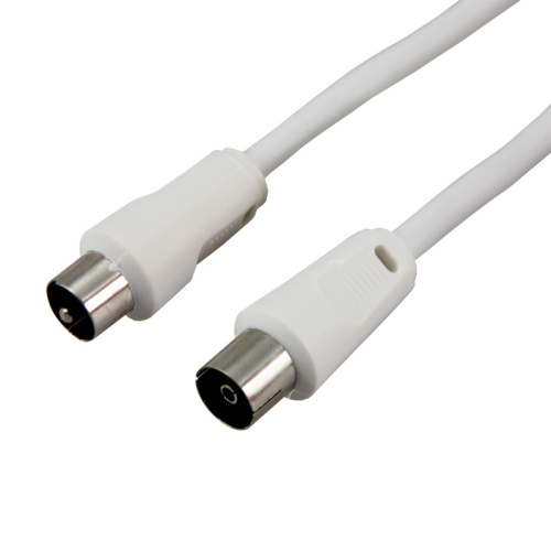 Шнур ТВ гнездо - ТВ штекер, длина 10 метров, белый REXANT купить за 725 руб. в Новосибирске