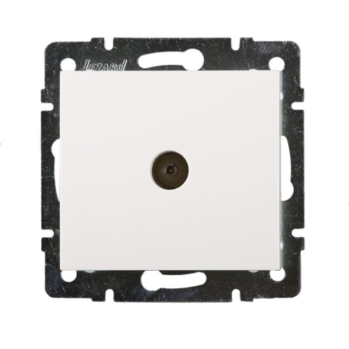 703-0288-130 RAIN Телевизионная розетка LEZARD оконечная белая купить за 361 руб. в Новосибирске