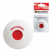 Ластик с эргономичной вставкой, Круг, белый, d=30мм, BRAUBERG "Energy", арт. 222472, ГЛО037 купить за 0 руб. в Новосибирске