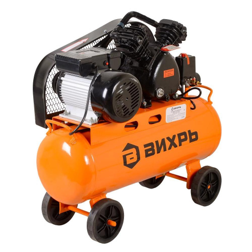 Компрессор воздушный КМП-400/50Р Вихрь, 74/3/10 ременный купить за 35 190 руб. в Новосибирске
