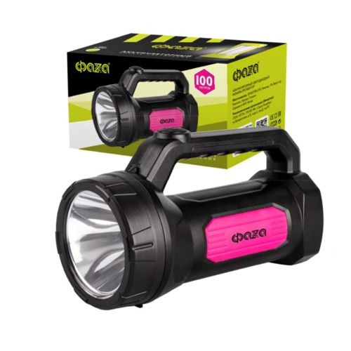 Фонарь ФАZA Accu F7- L1W/L16-bk, (2в1, 1 Вт - 73 Лм, 16*0,5 Вт -120 Лм, черный) купить за 1&nbsp;117 руб. в Новосибирске