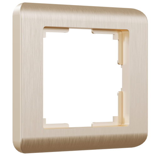 Рамка Stream на 1 пост (шампань) / WL12-Frame-01-shampan / W0012111 купить за 300 руб. в Новосибирске