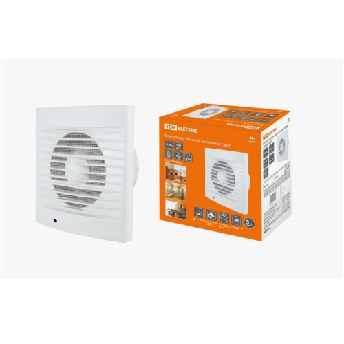 Вентилятор бытовой настенный 120 С без обратного клапана TDM SQ1807-0002 купить за 1&nbsp;771 руб. в Новосибирске