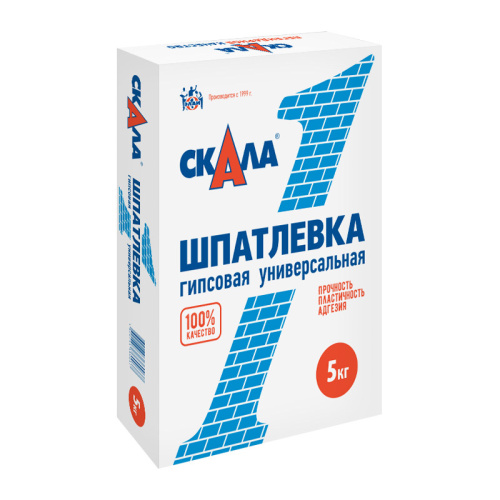 Шпаклевка Скала, гипсовая, 5 кг, тов-125132 купить за 0 руб. в Новосибирске
