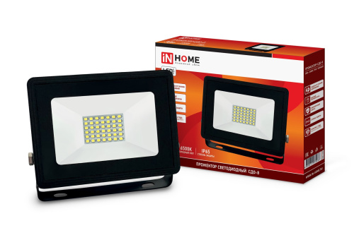 Прожектор светодиодный СДО-8  30Вт 230В 6500К 2850Лм IP65 IN HOME купить за 0 руб. в Новосибирске