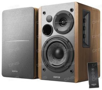 Колонки 2.0 Edifier R1280T 42Вт [2х21Вт, 75-18000Гц,материал дерево, КНИ 0,05%, Пульт ДУ] купить за 0 руб. в Новосибирске