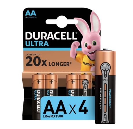 Эл-т питания LR6  Duracell  Ultra Power  ВL-4 купить за 0 руб. в Новосибирске