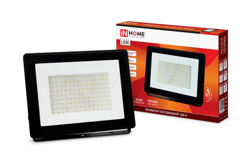 Прожектор светодиодный СДО-8 100Вт 230В 6500К 9500Лм IP65 IN HOME купить за 0 руб. в Новосибирске