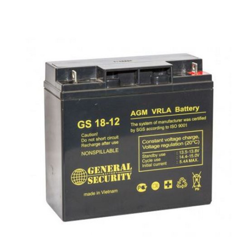 Аккумулятор GSL 12V 18ah купить за 4&nbsp;430 руб. в Новосибирске