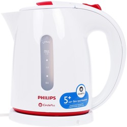 Электрочайник Philips HD 4646/40 [1.5 л, 2400 Вт, закрытая спираль, пластик, фильтр, белый/красный] купить за 0 руб. в Новосибирске